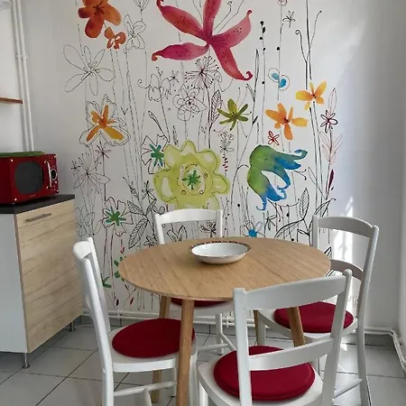 Tango De Charme Calme 75m2 6 Pers,2 Chambres,patio * 뮐루즈